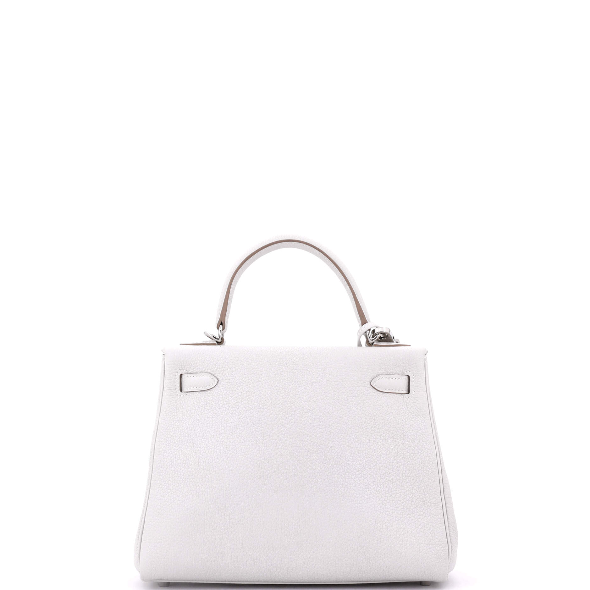 Kelly Handbag Grey Togo with Palladium Hardware 25