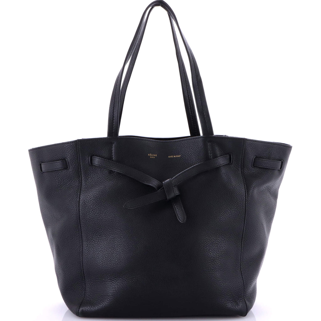 Phantom Tie Cabas Tote Leather Medium