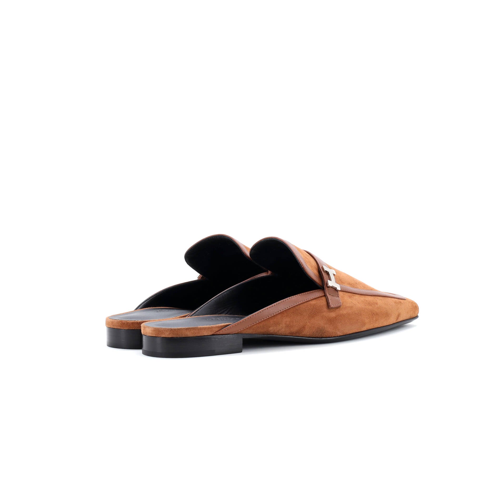 Women's Groupie Mules Suede with Leather