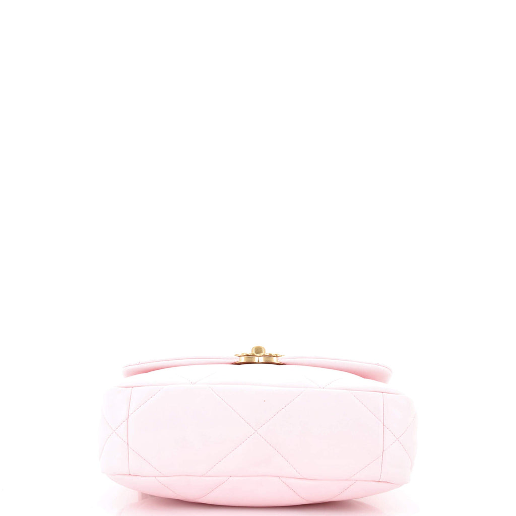 19 Flap Bag Quilted Leather Medium