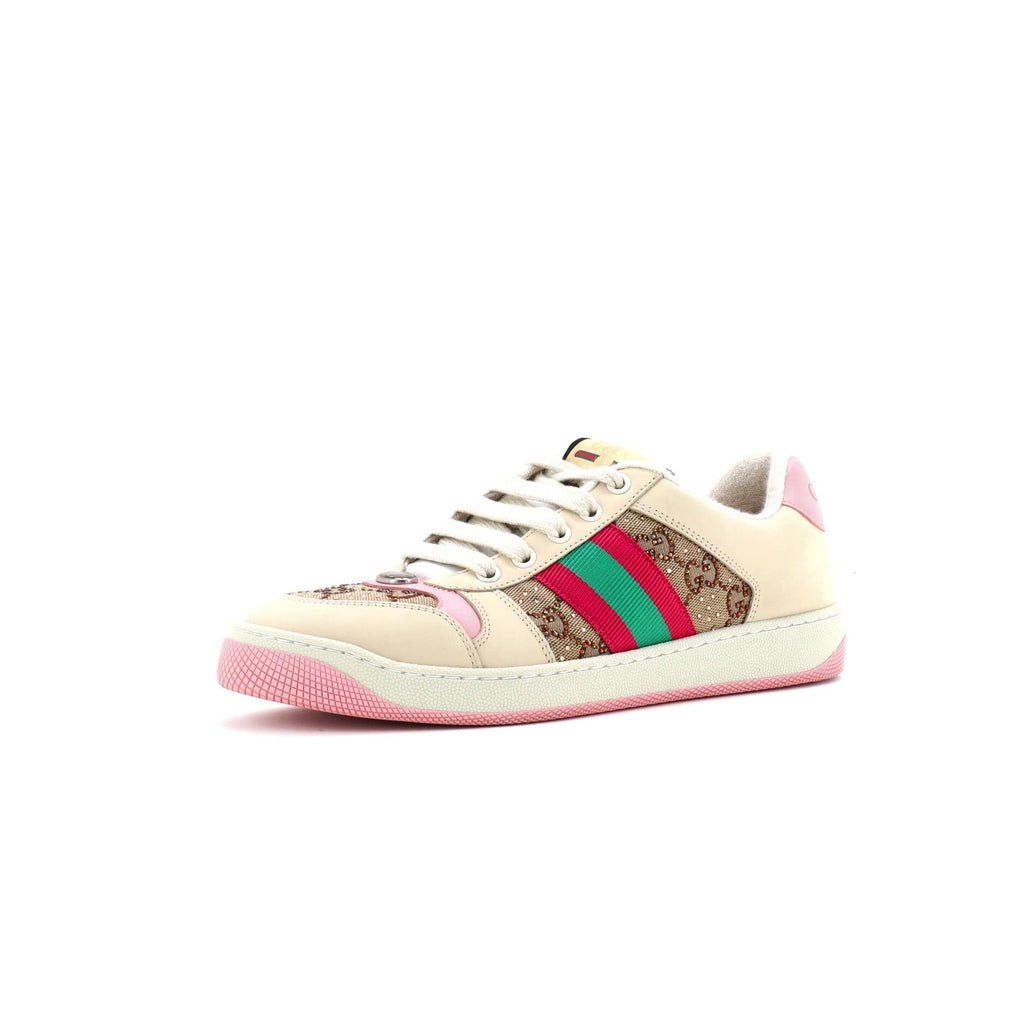 Screener Sneakers GG Canvas with Crystals