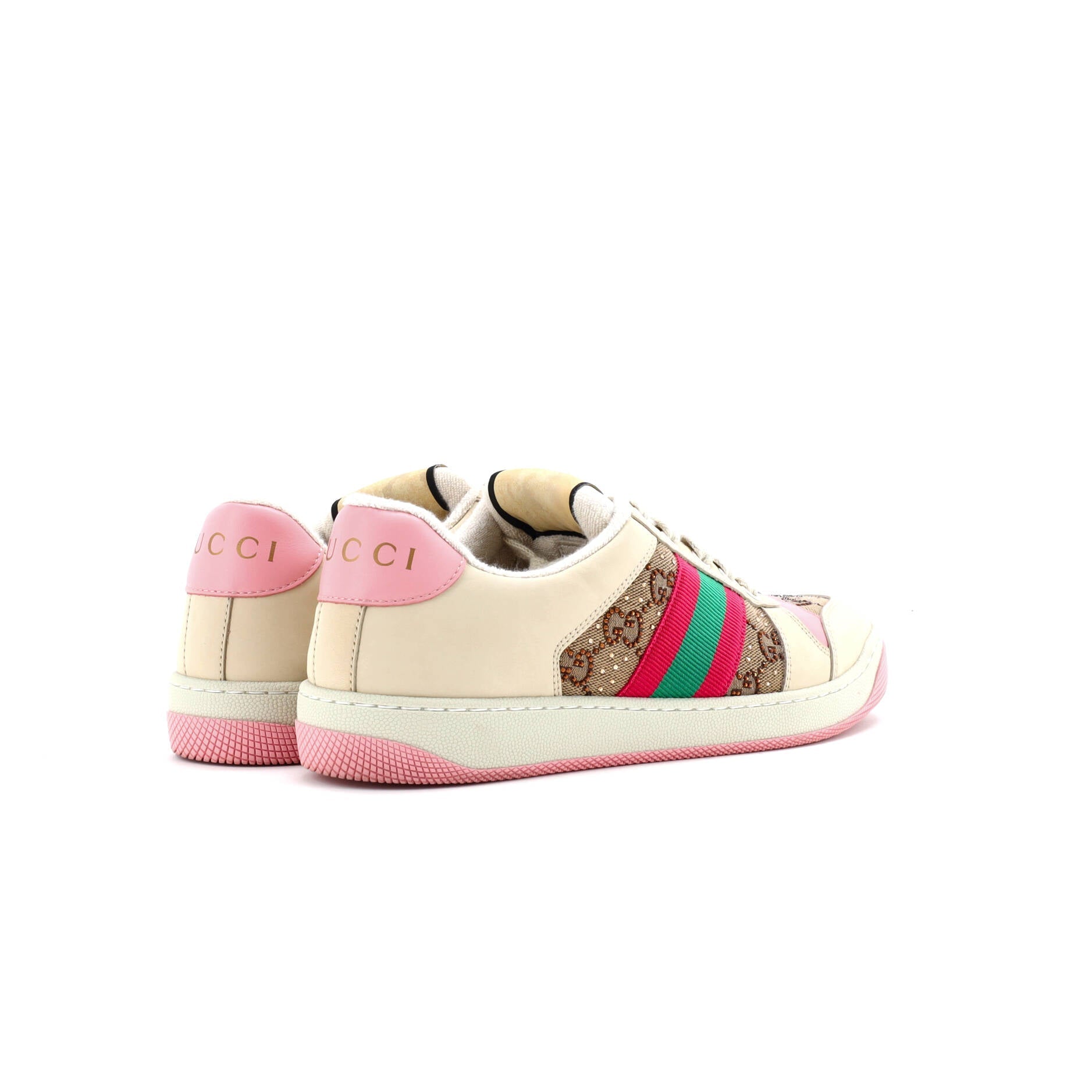 Screener Sneakers GG Canvas with Crystals