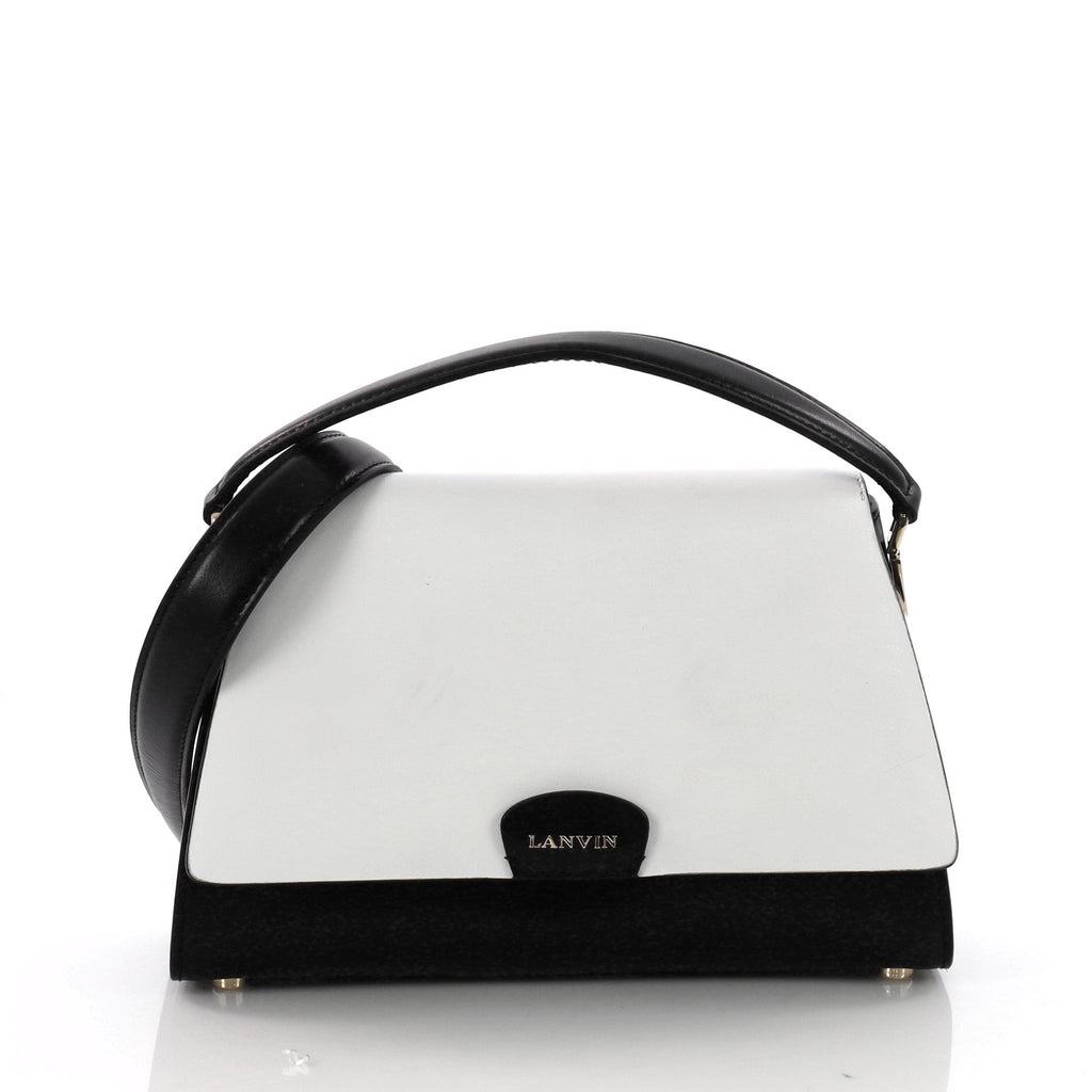 Trapeze Handbag Leather Mini