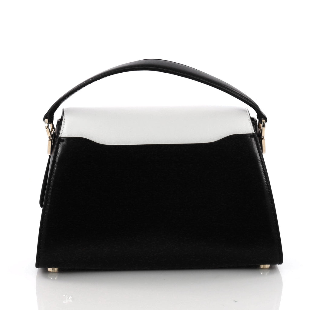 Trapeze Handbag Leather Mini