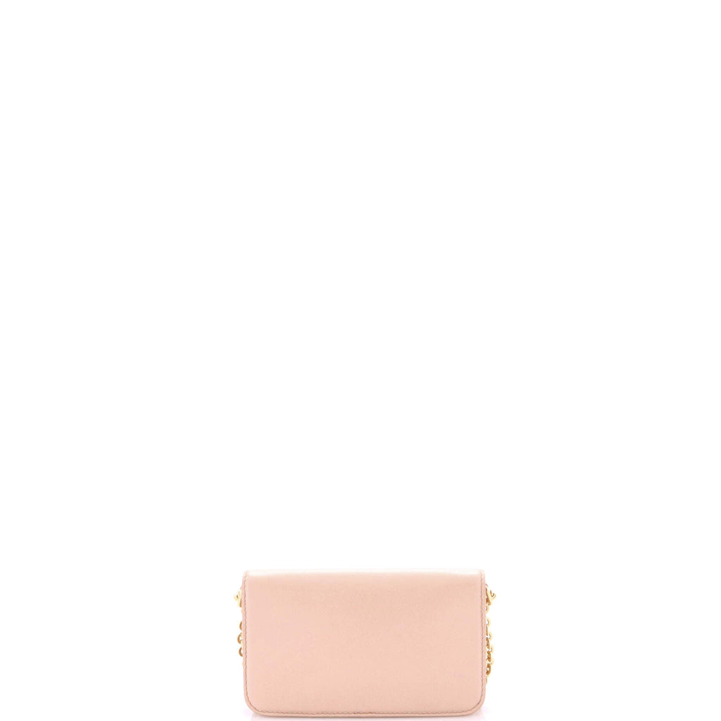 LV Bloom Wallet on Chain Leather