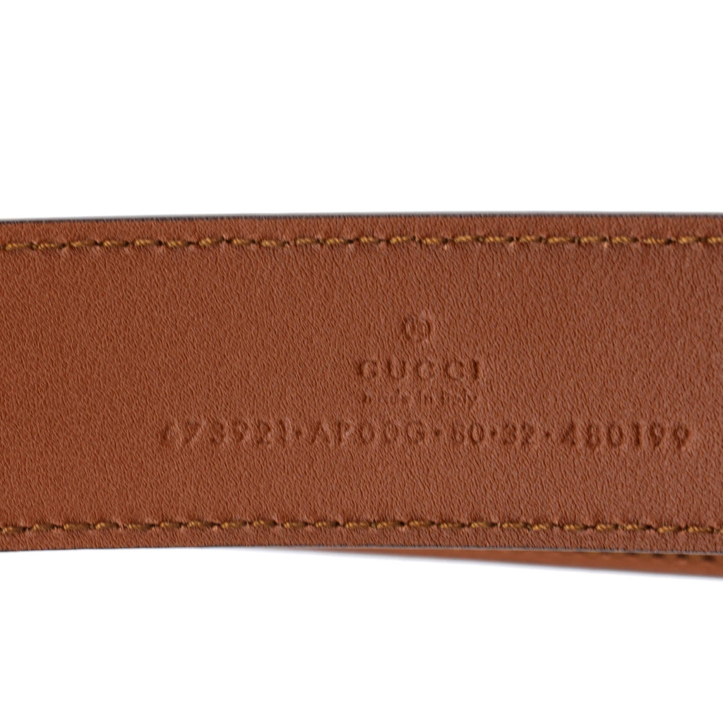 GG Interlocking Belt Leather Medium