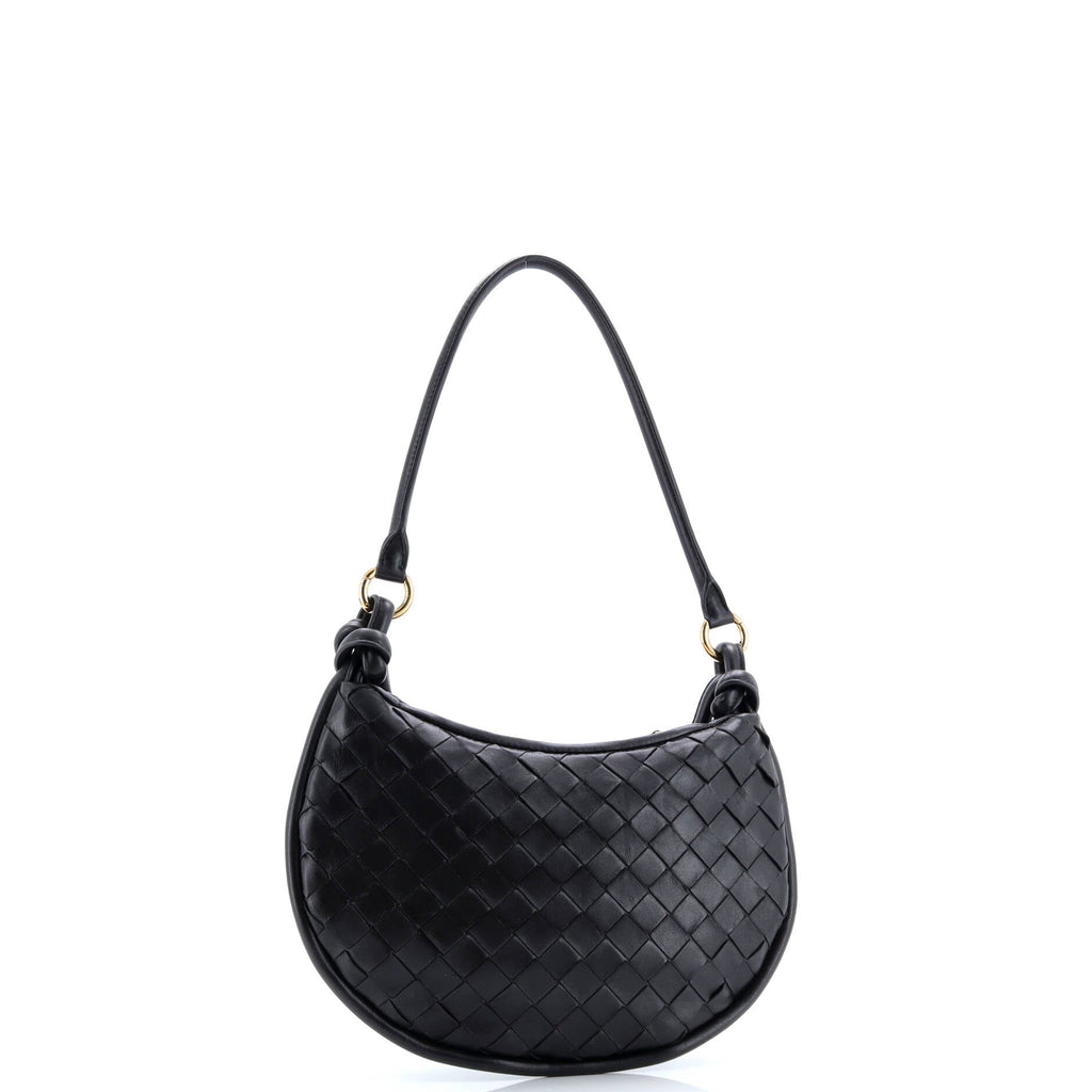 Gemelli Shoulder Bag Intrecciato Leather Small