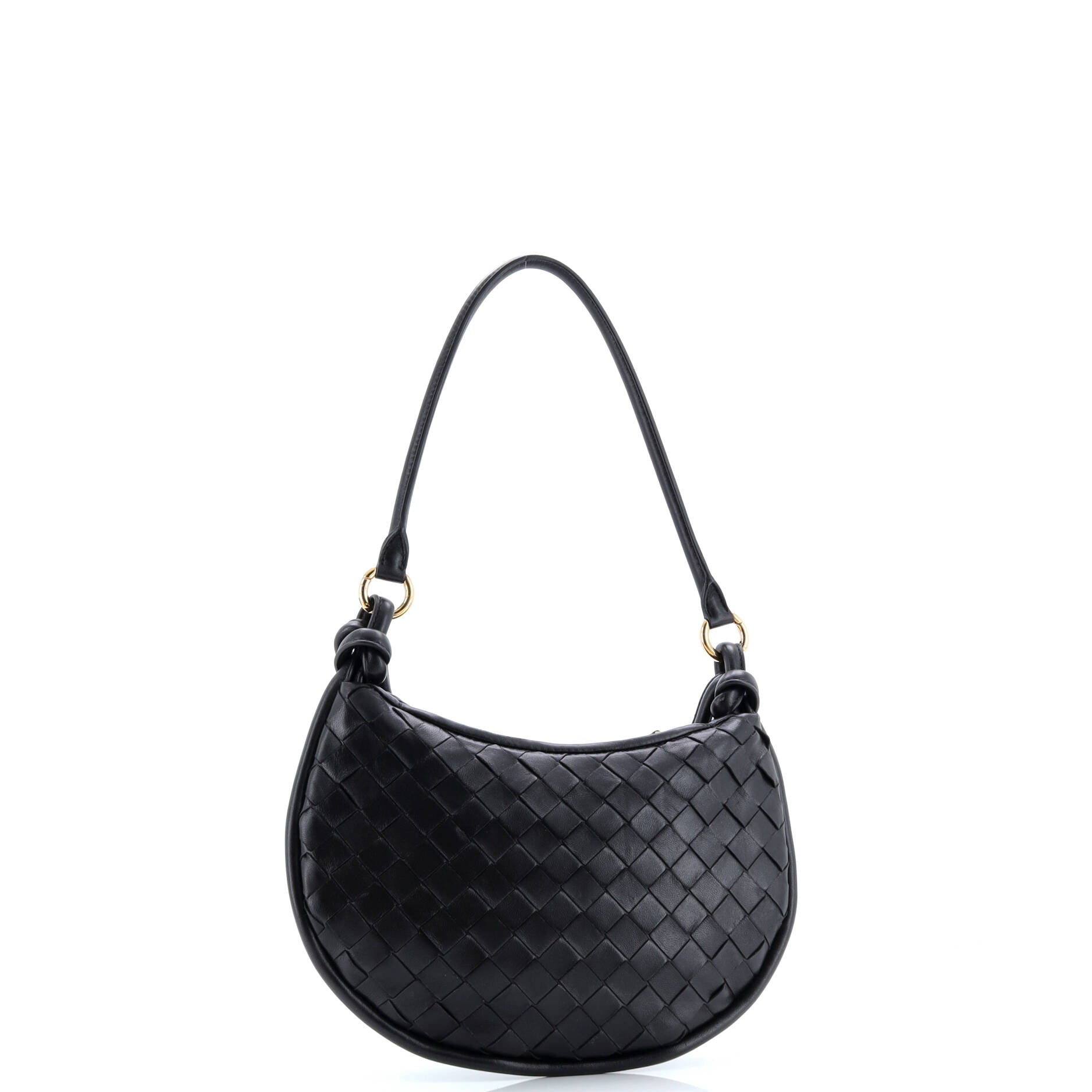 Gemelli Shoulder Bag Intrecciato Leather Small
