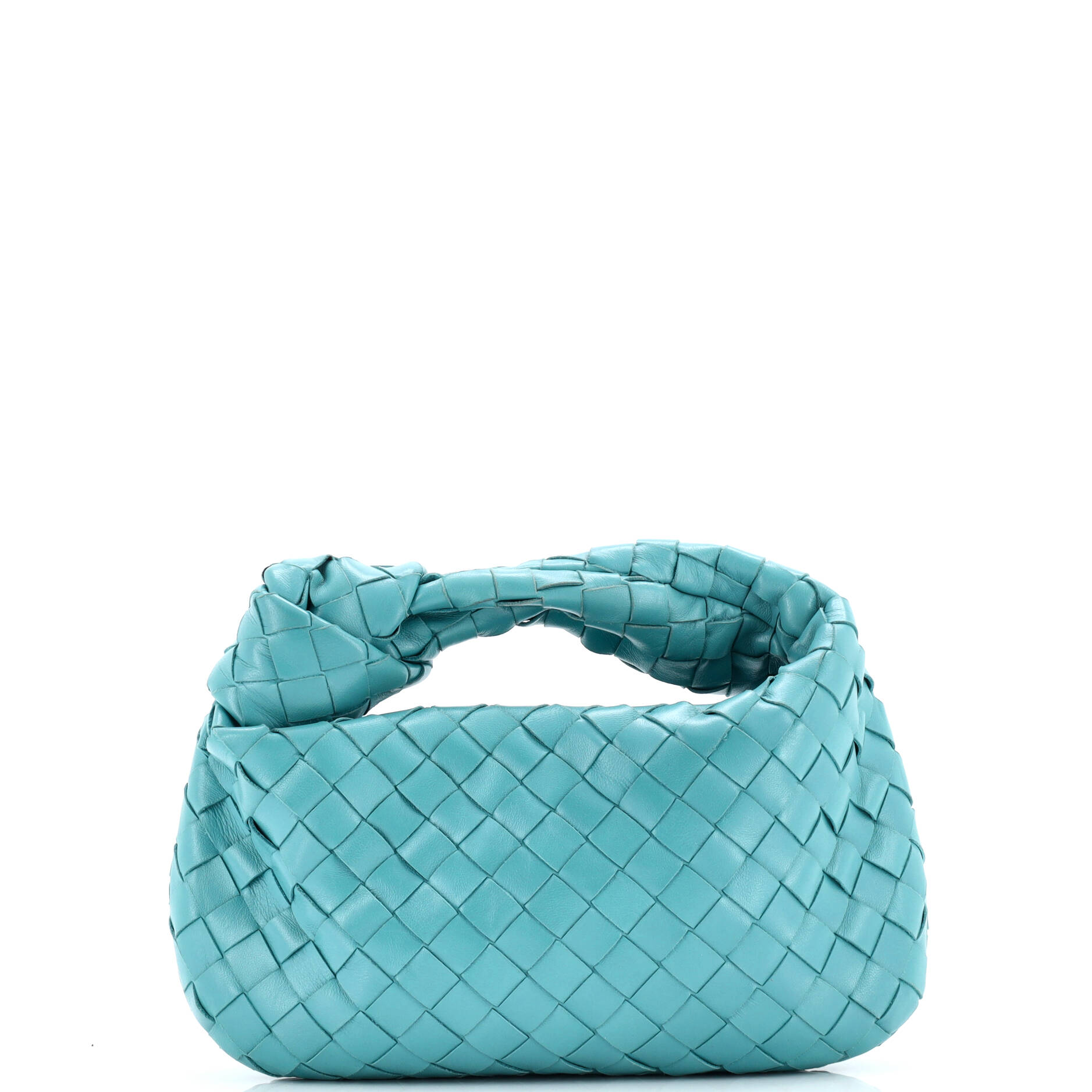 BV Jodie Hobo Intrecciato Patent Mini