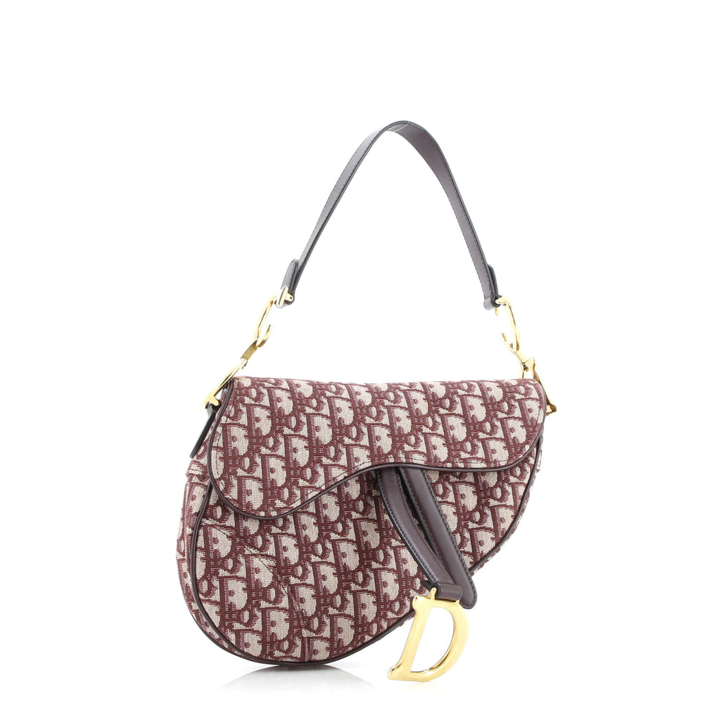 Saddle Handbag Oblique Canvas Medium