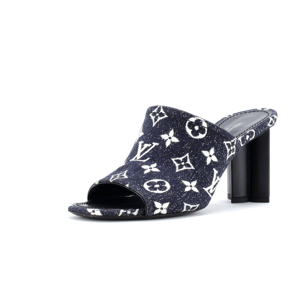 Women's Silhouette Mules Monogram Denim