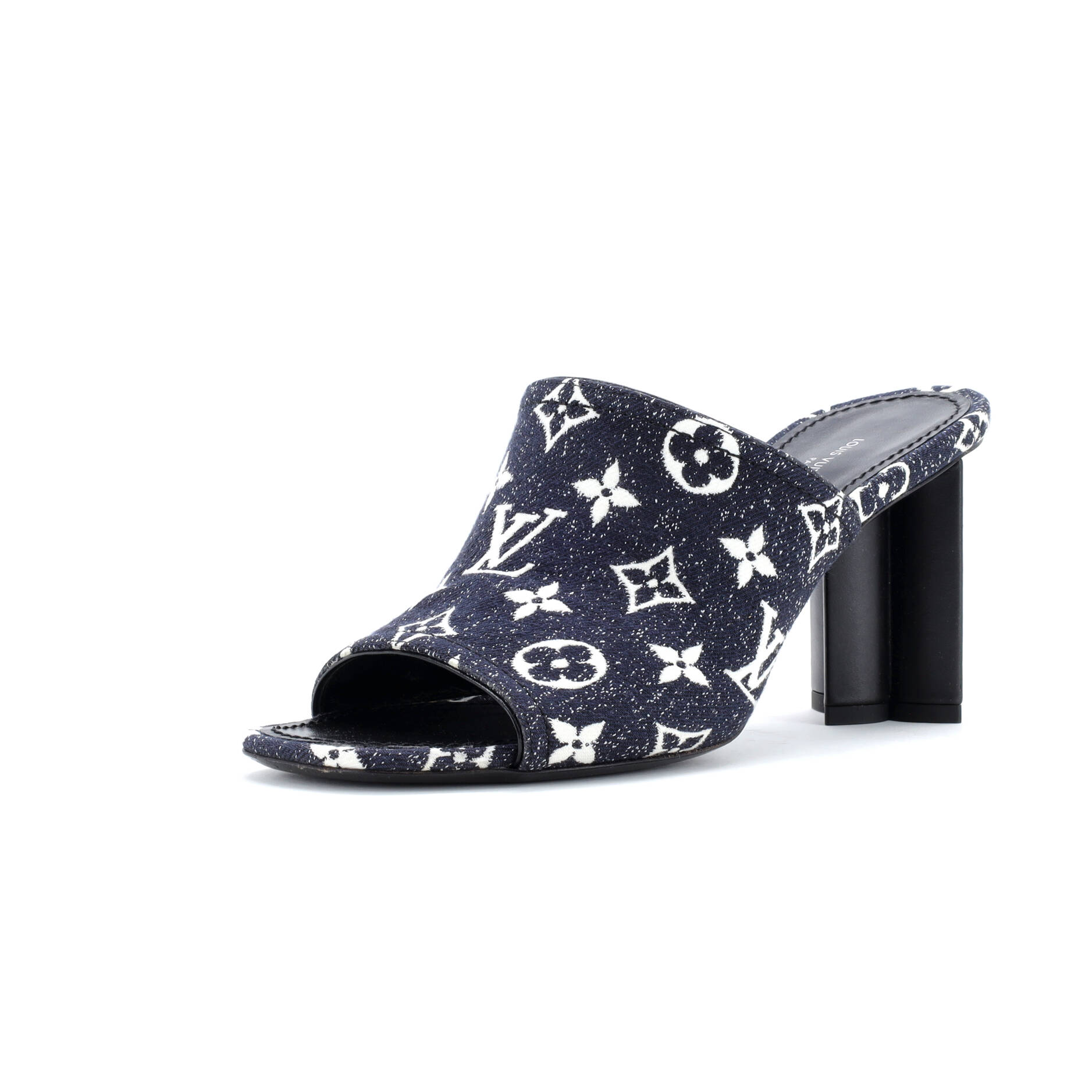 Women's Silhouette Mules Monogram Denim