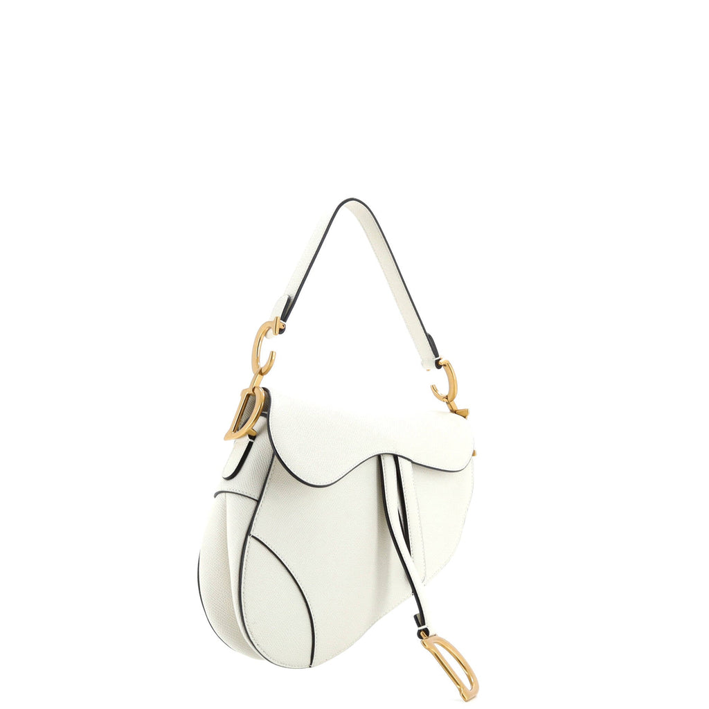 Saddle Handbag Leather Medium