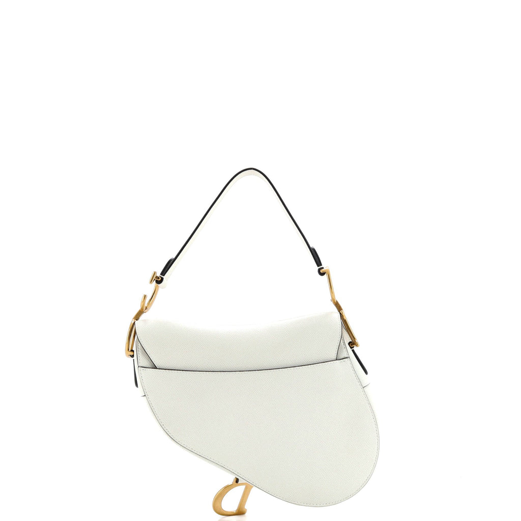Saddle Handbag Leather Medium