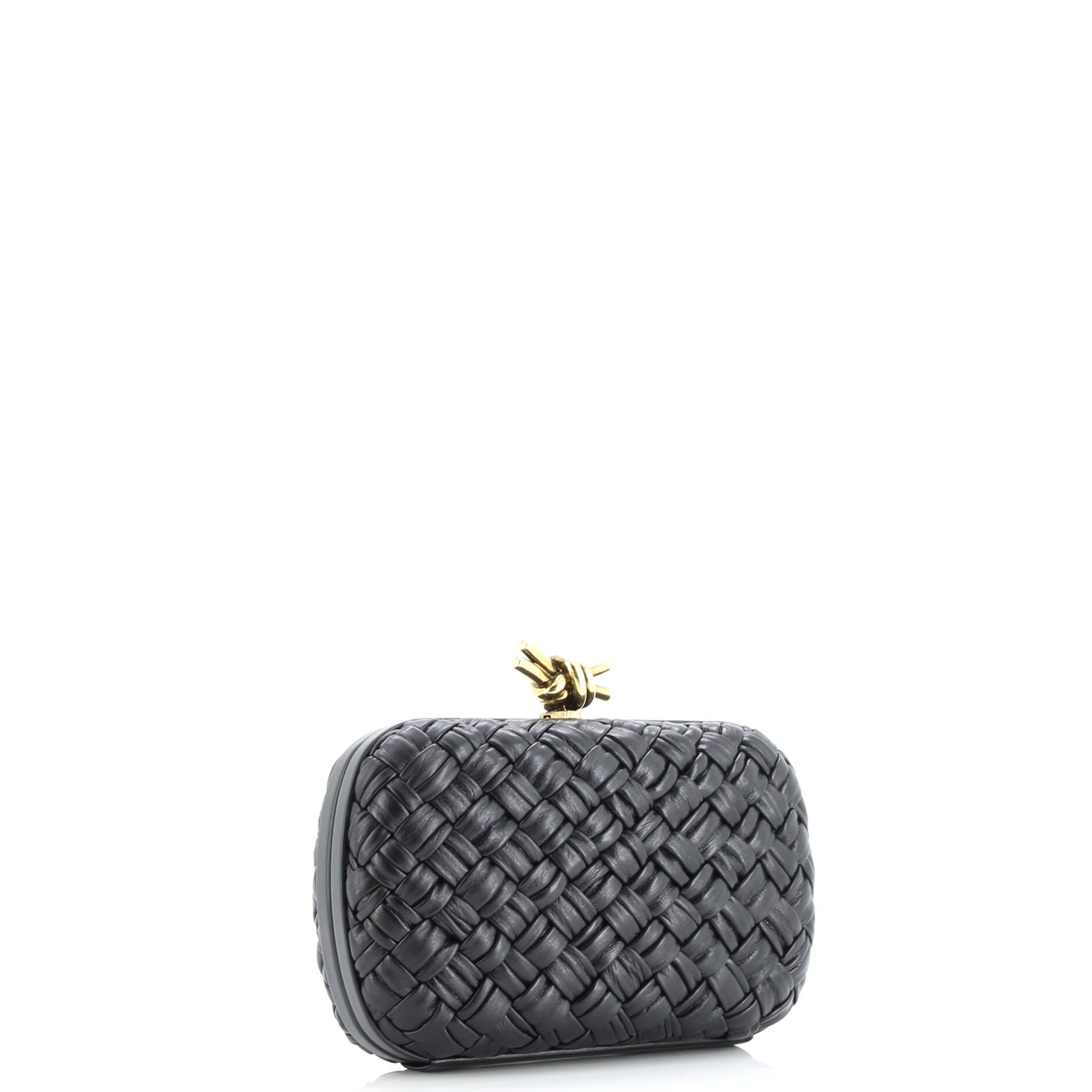 Box Knot Clutch NM Intrecciato Nappa Small