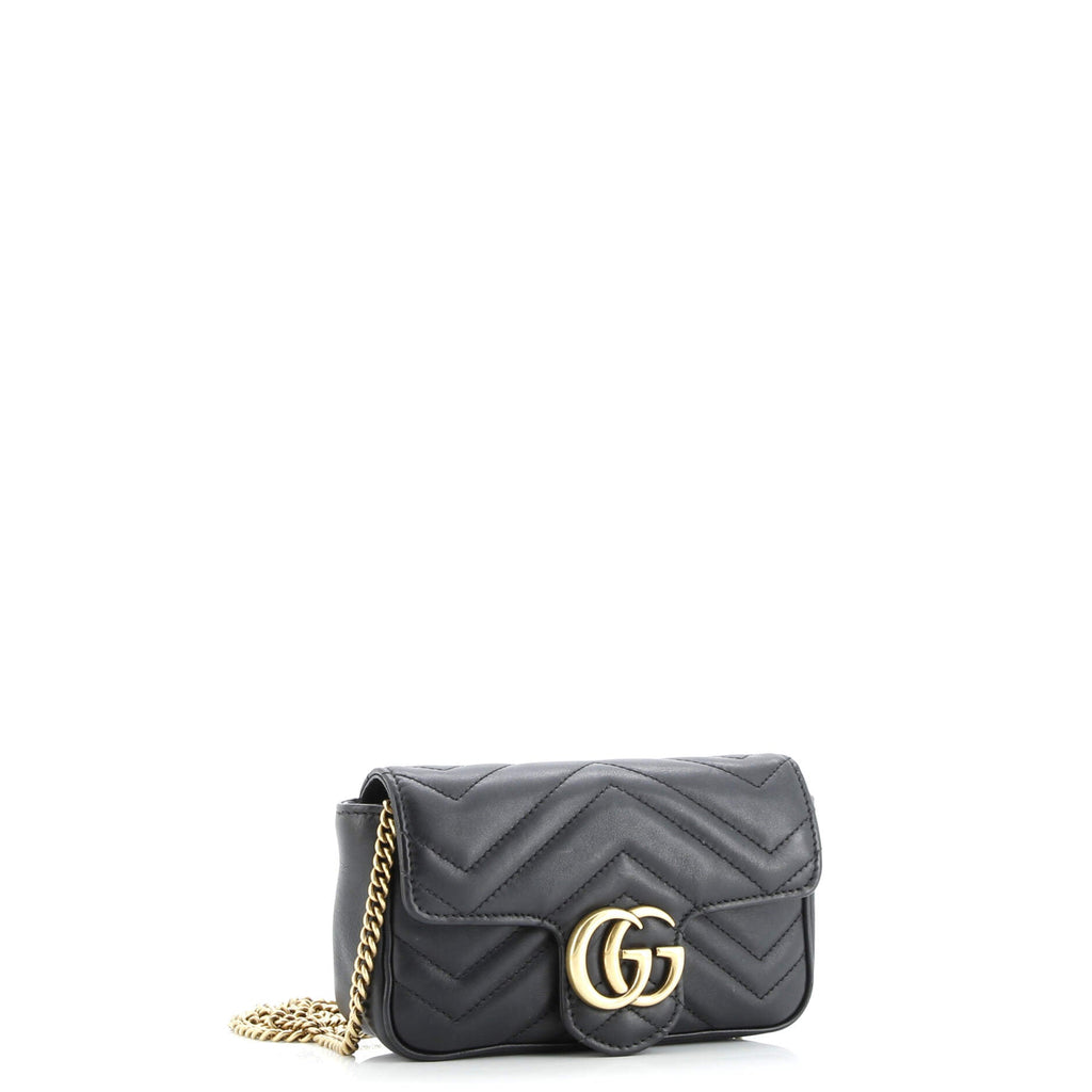 GG Marmont Flap Bag Matelasse Leather Super Mini