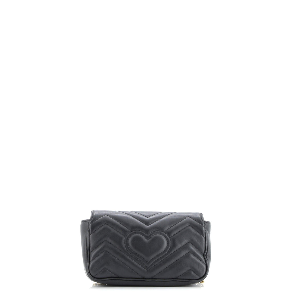 GG Marmont Flap Bag Matelasse Leather Super Mini