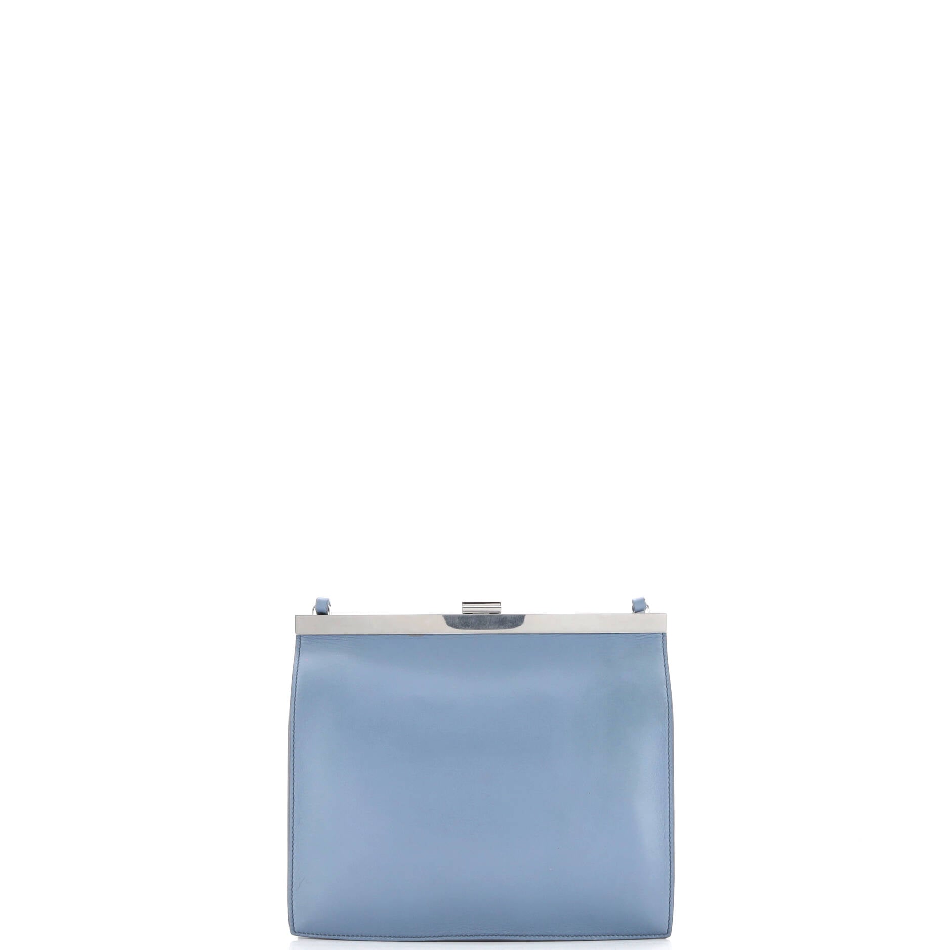 Clasp Crossbody Bag Leather Mini