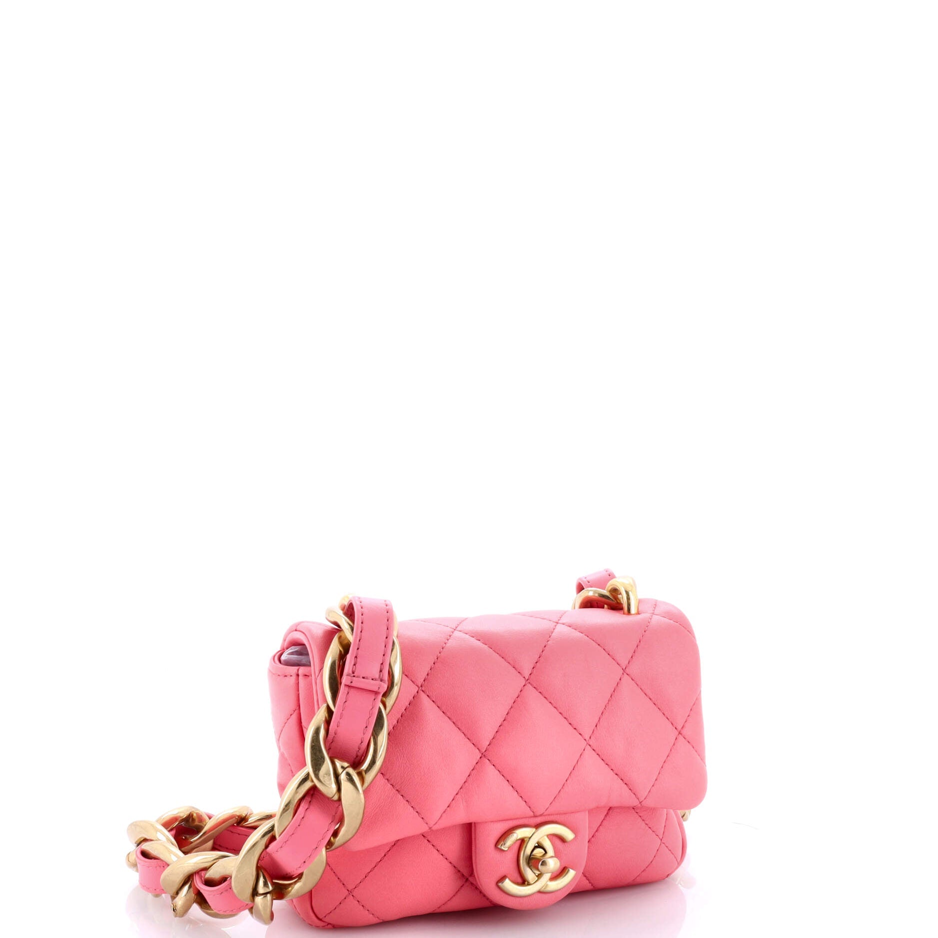 Funky Town Flap Bag Quilted Lambskin Mini