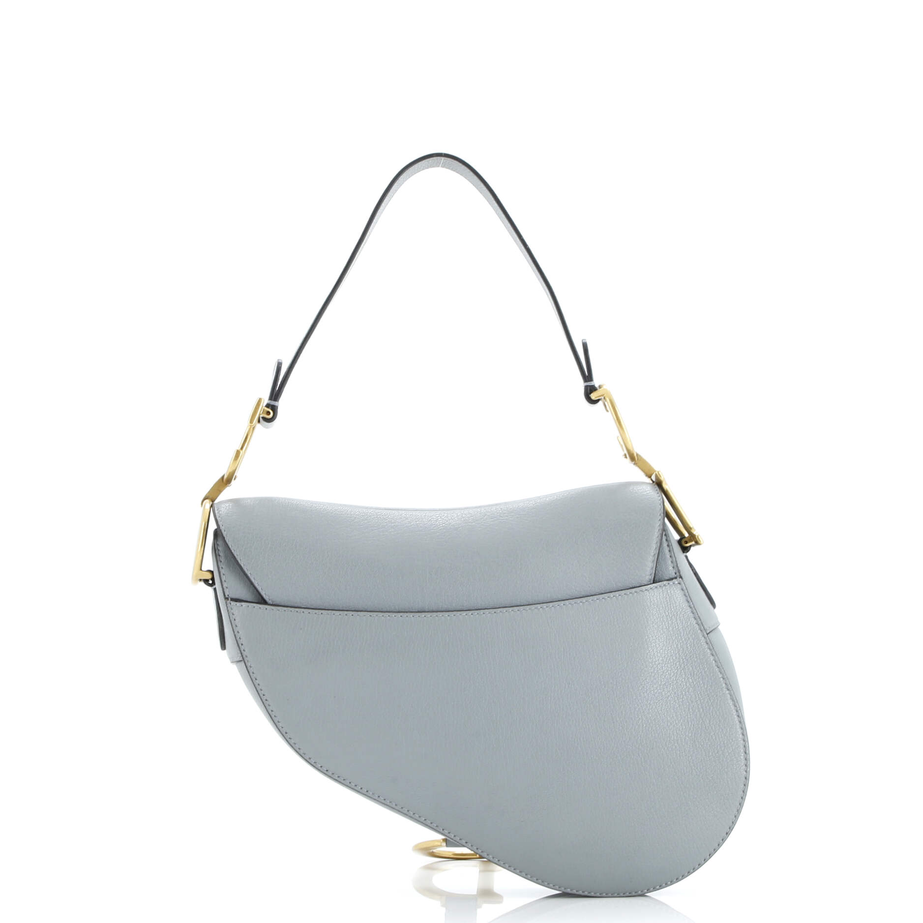 Saddle Handbag Leather Medium