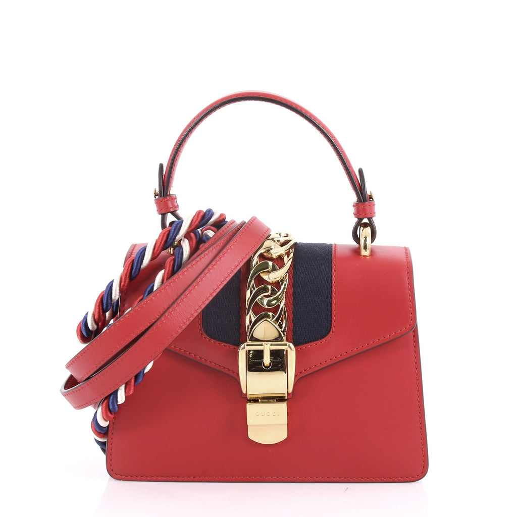 Sylvie Top Handle Bag Leather Mini