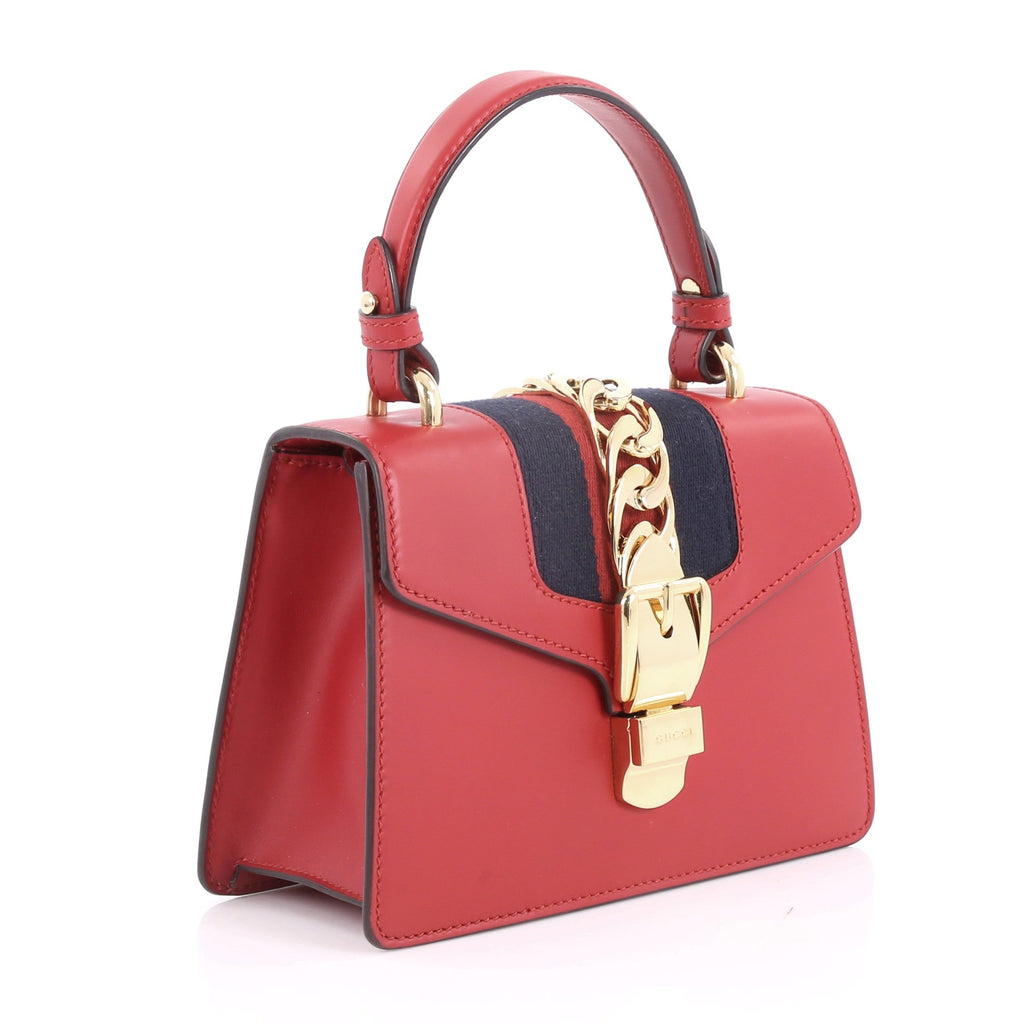 Sylvie Top Handle Bag Leather Mini
