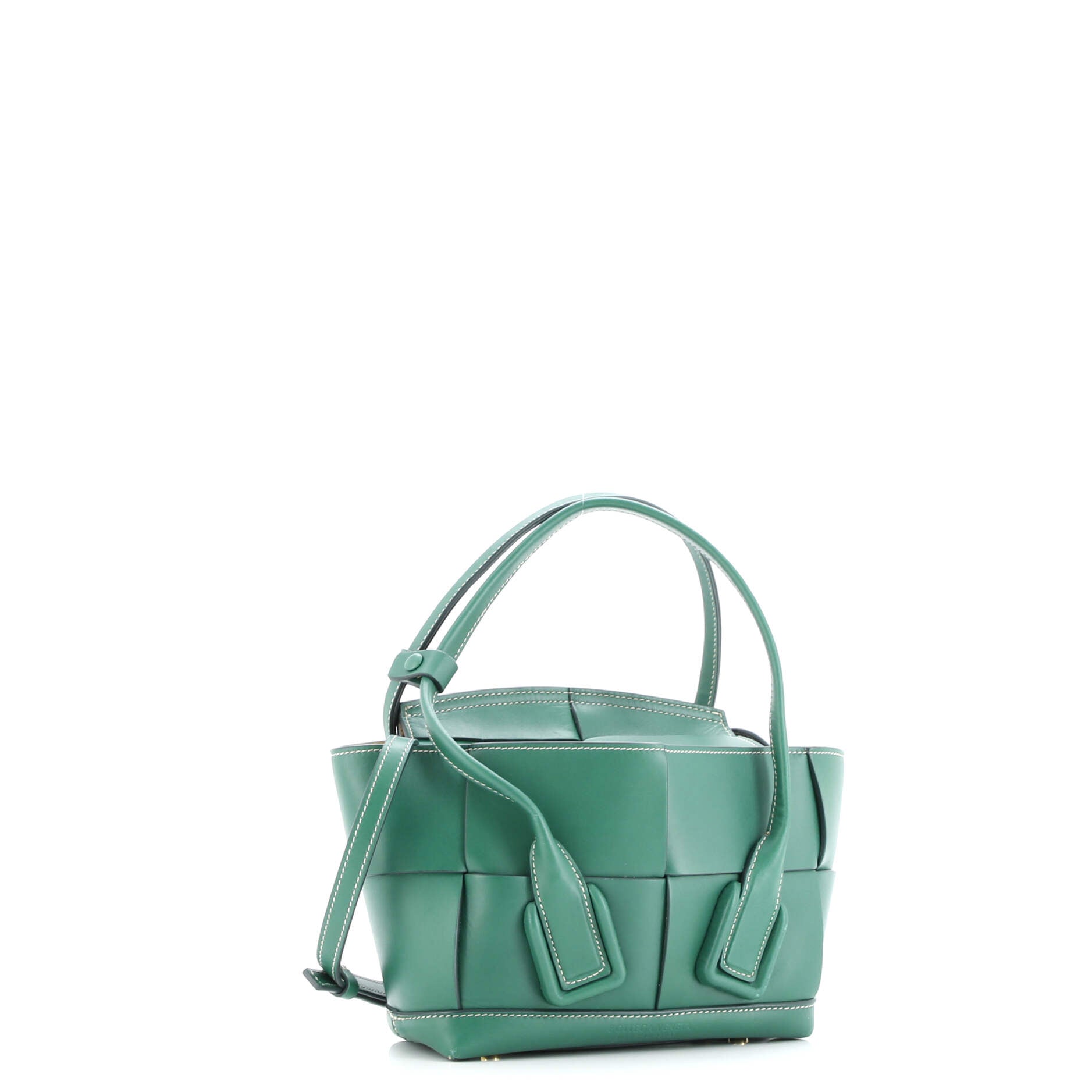Arco Bag Maxi Intrecciato Leather Mini