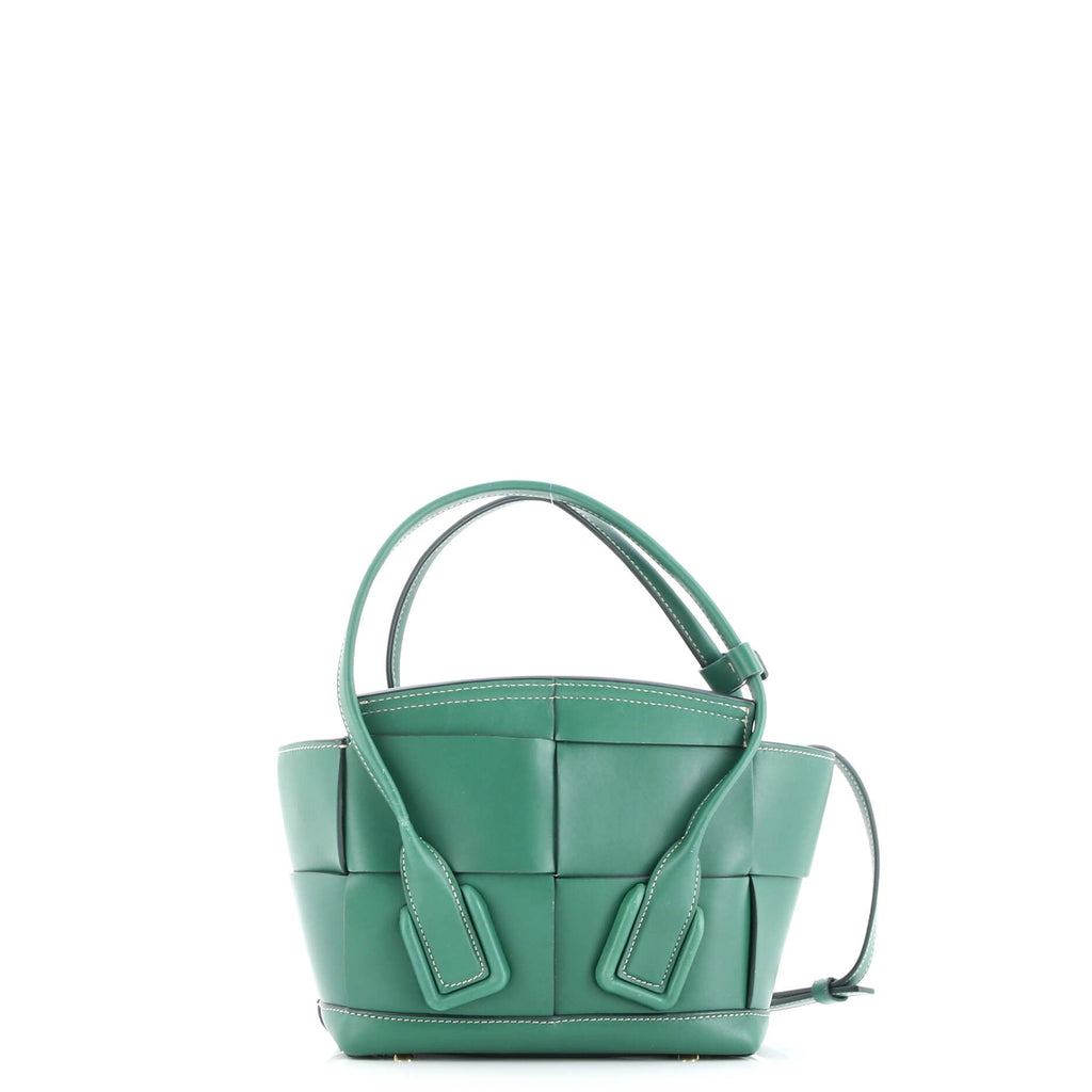 Arco Bag Maxi Intrecciato Leather Mini