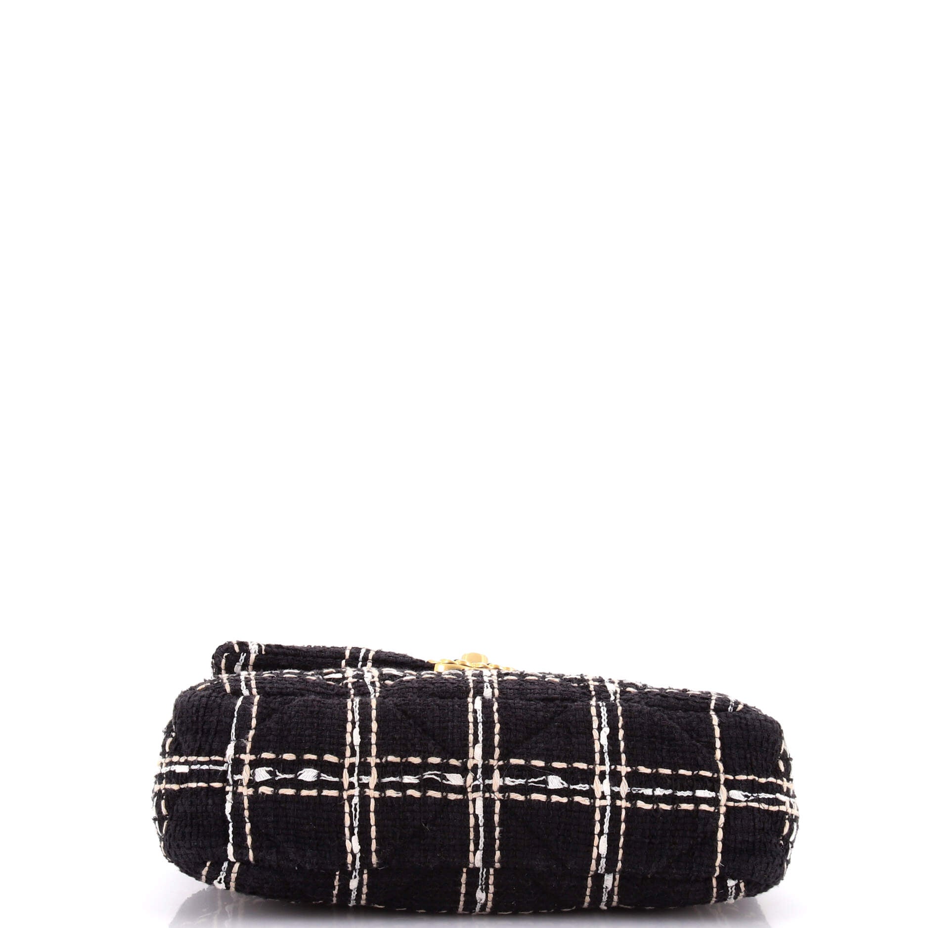19 Flap Bag Quilted Tweed Medium