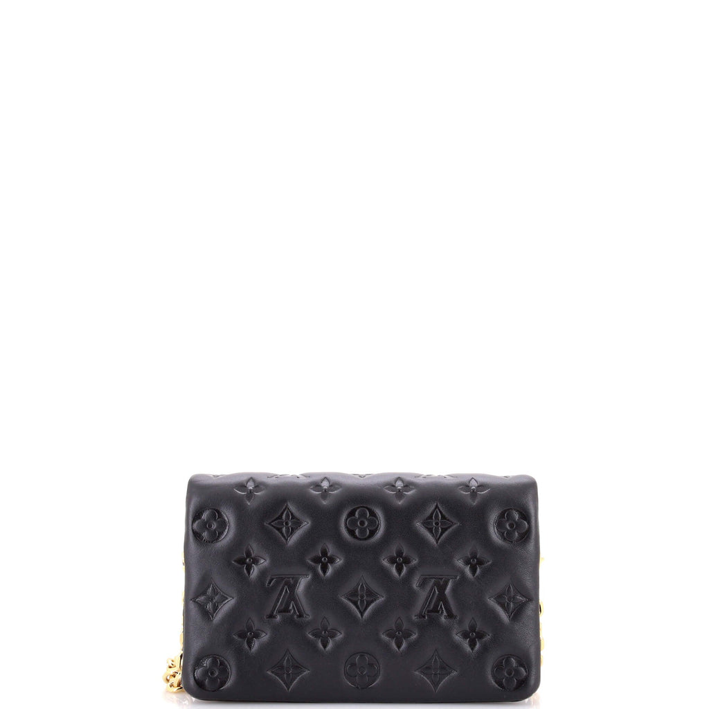Coussin Pochette Monogram Embossed Lambskin