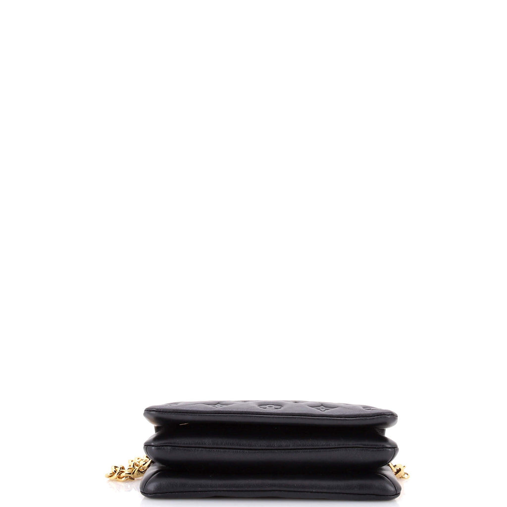Coussin Pochette Monogram Embossed Lambskin