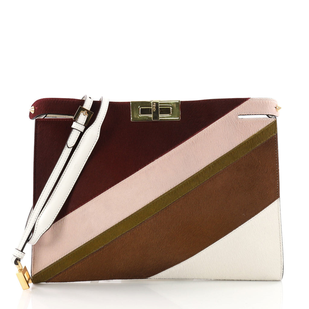 Peekaboo Clutch Bag Pony Hair