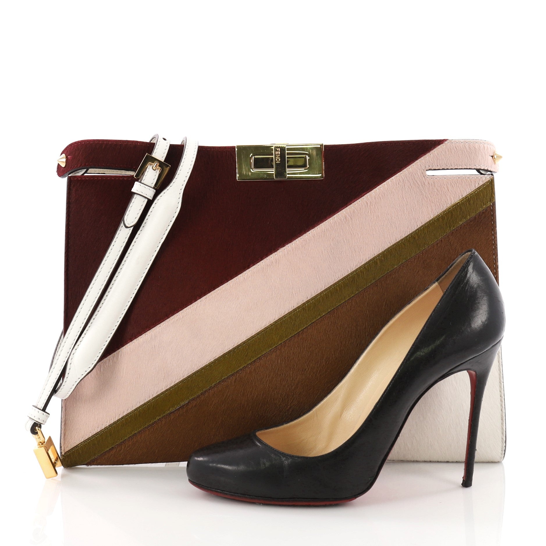 Peekaboo Clutch Bag Pony Hair