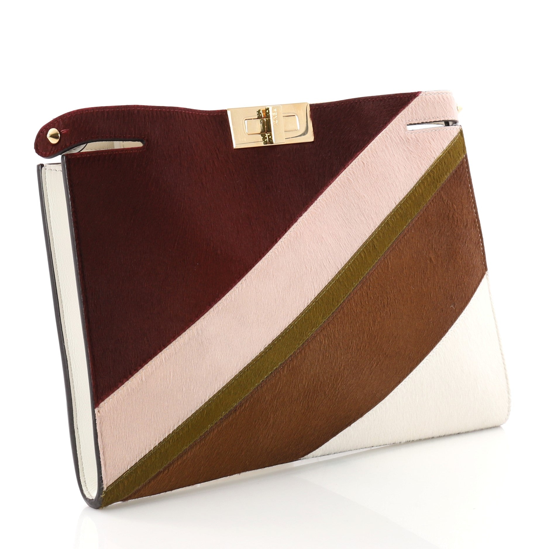 Peekaboo Clutch Bag Pony Hair