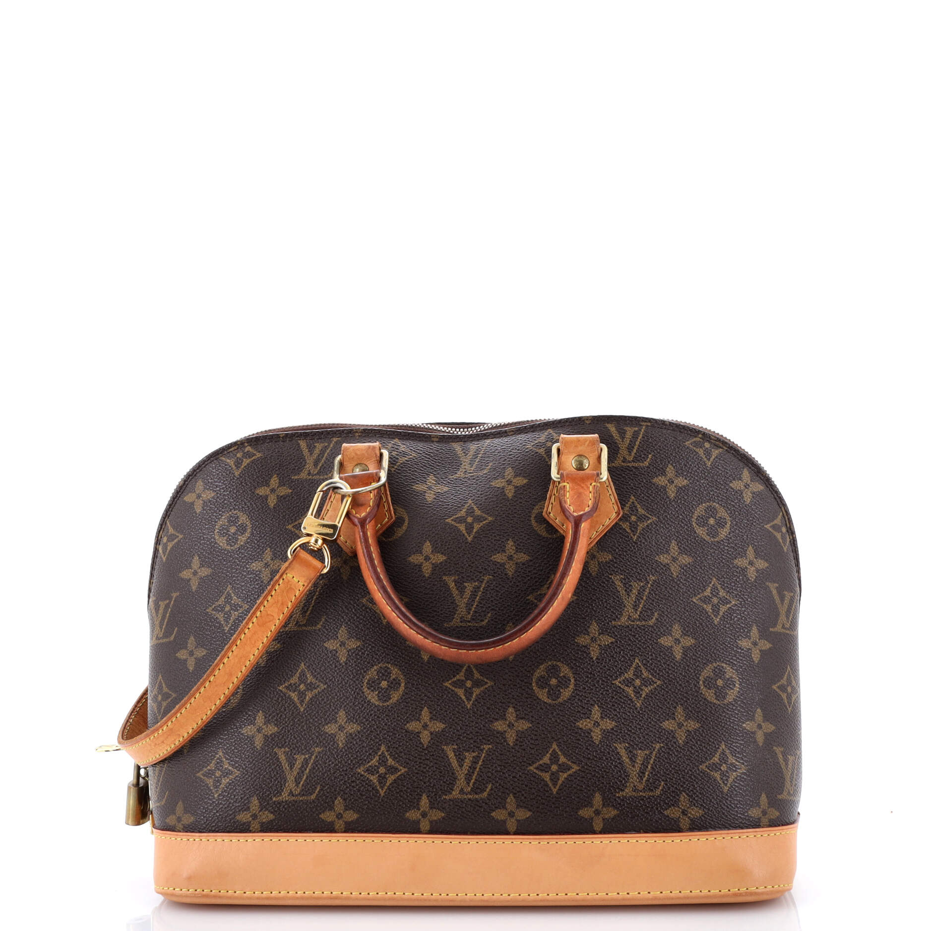 Vintage Alma Handbag Monogram Canvas PM
