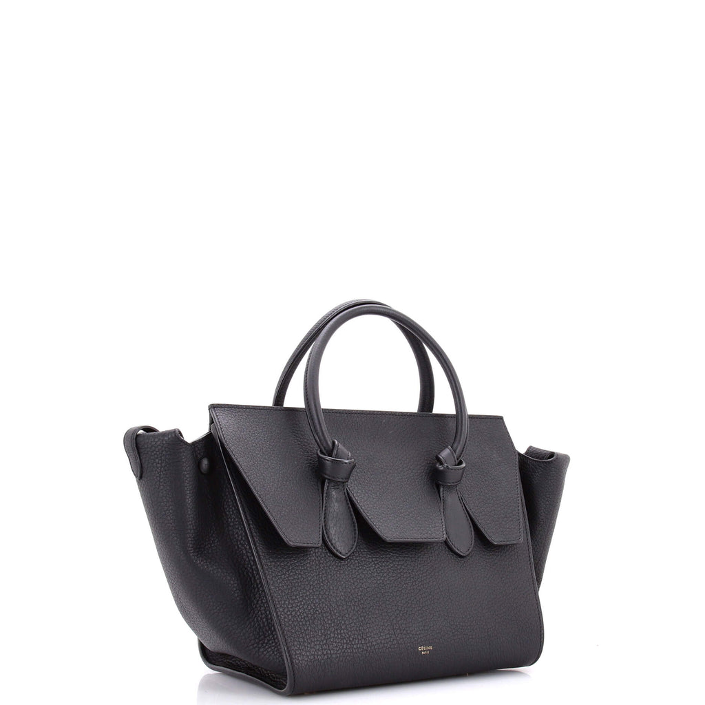 Tie Knot Tote Grainy Leather Small