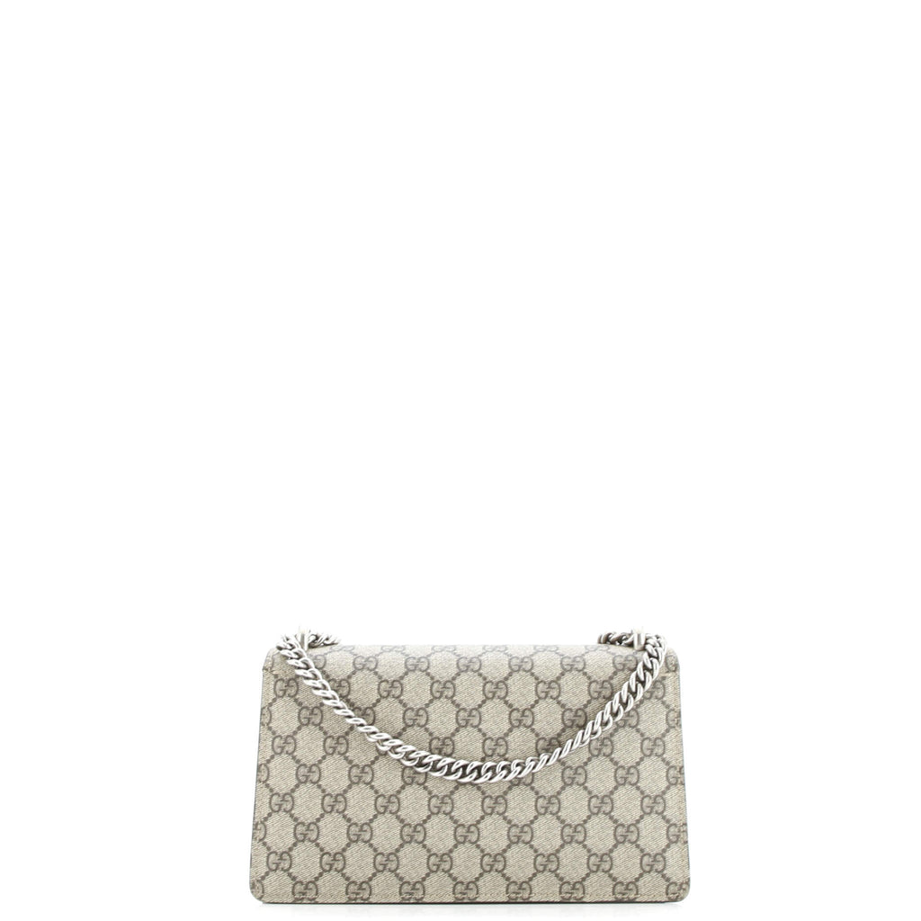 Dionysus Bag GG Coated Canvas with Crystal Embellished Metal Small