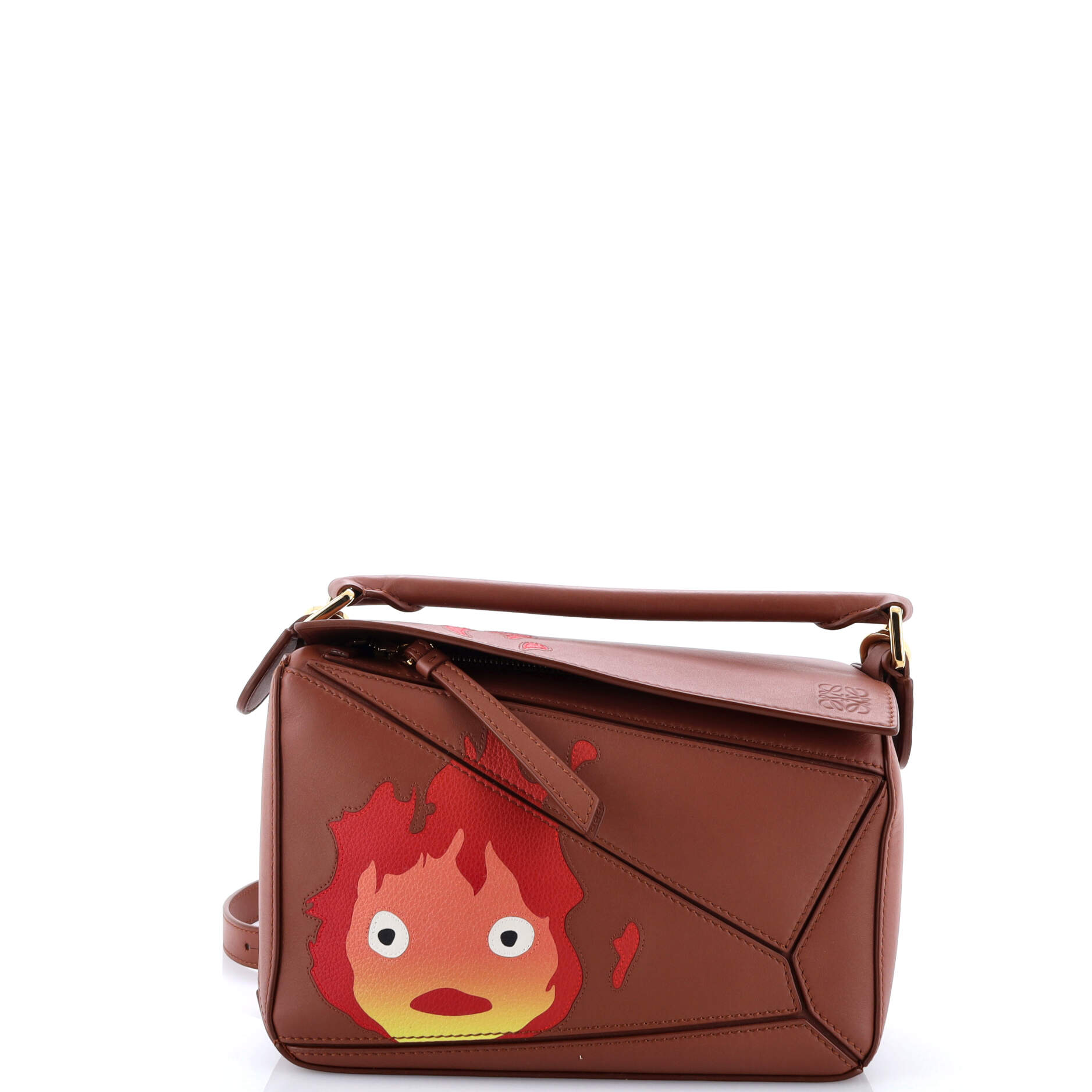 Howl’s Moving Castle Puzzle Bag Inlaid Leather Small