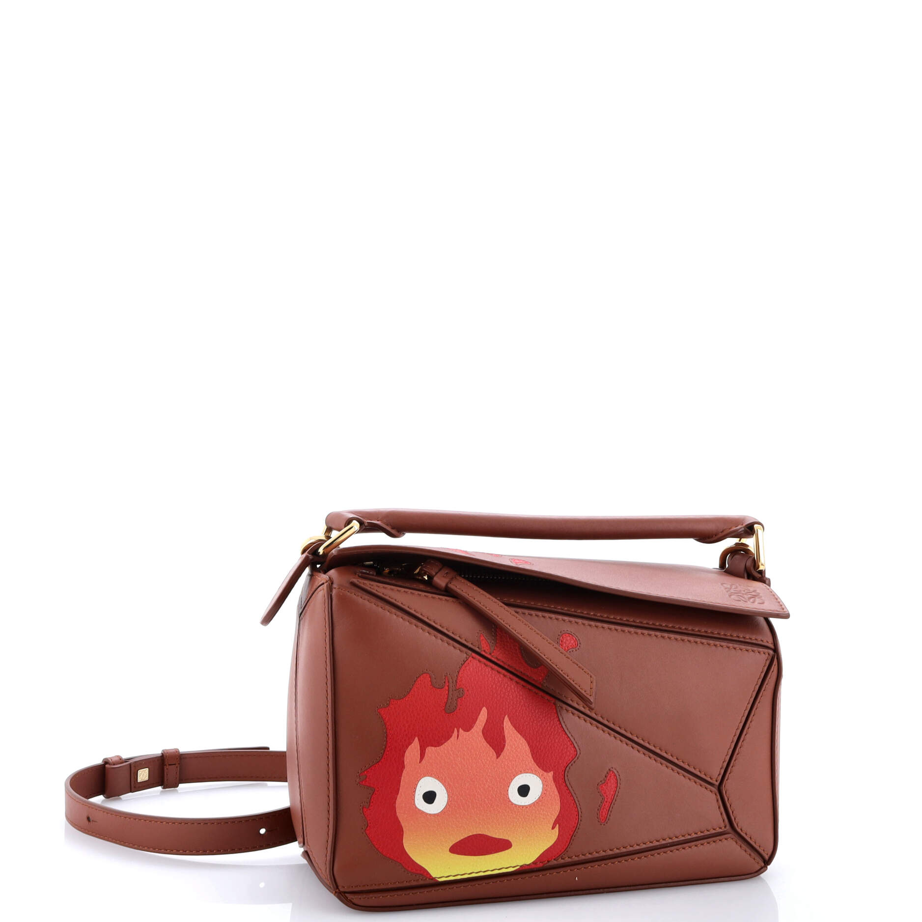 Howl’s Moving Castle Puzzle Bag Inlaid Leather Small