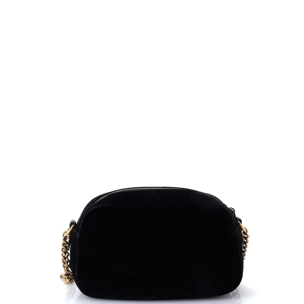 GG Marmont Shoulder Bag Matelasse Velvet Small