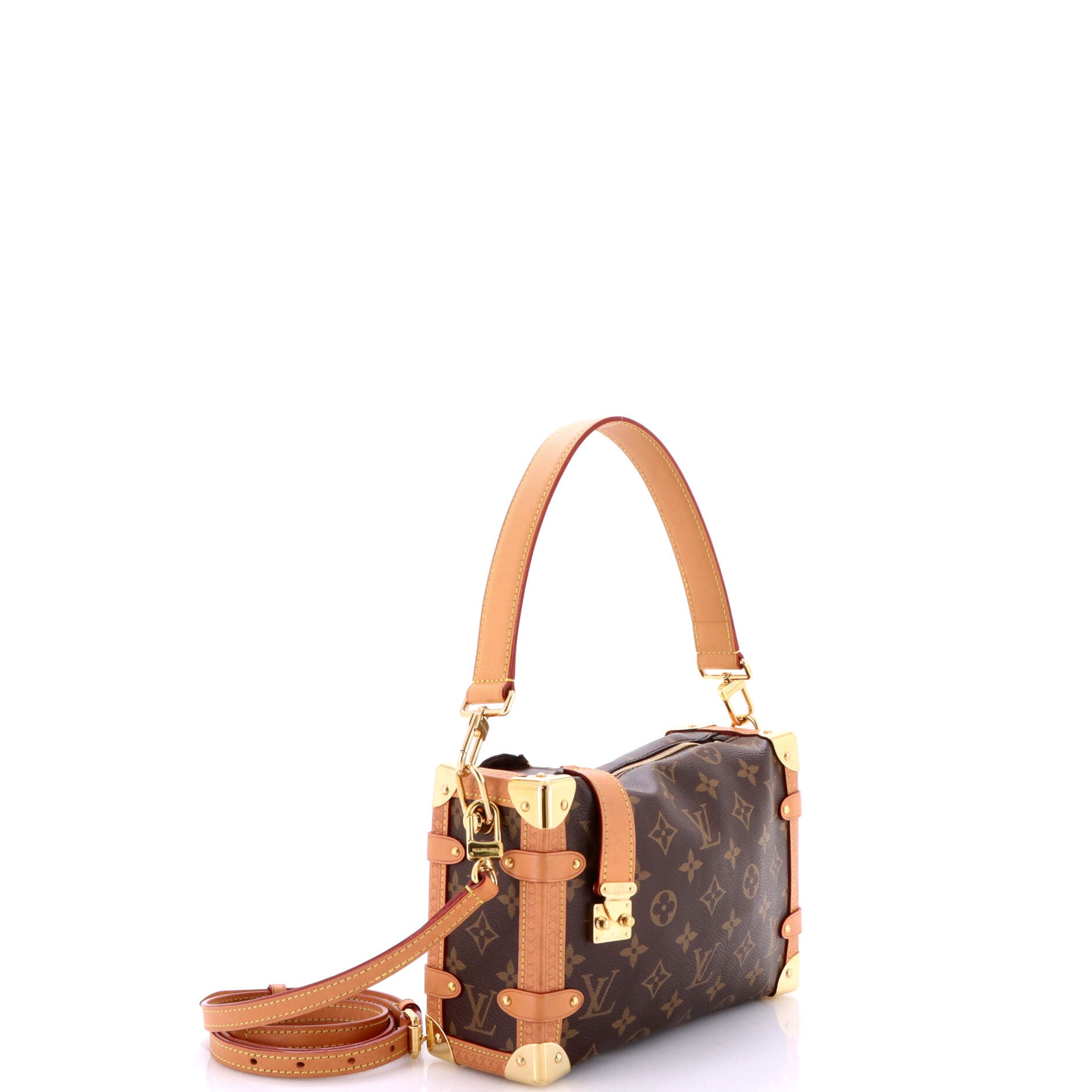 Side Trunk Handbag Monogram Canvas MM