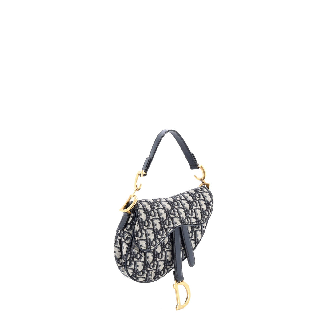 Saddle Handbag Oblique Canvas Mini