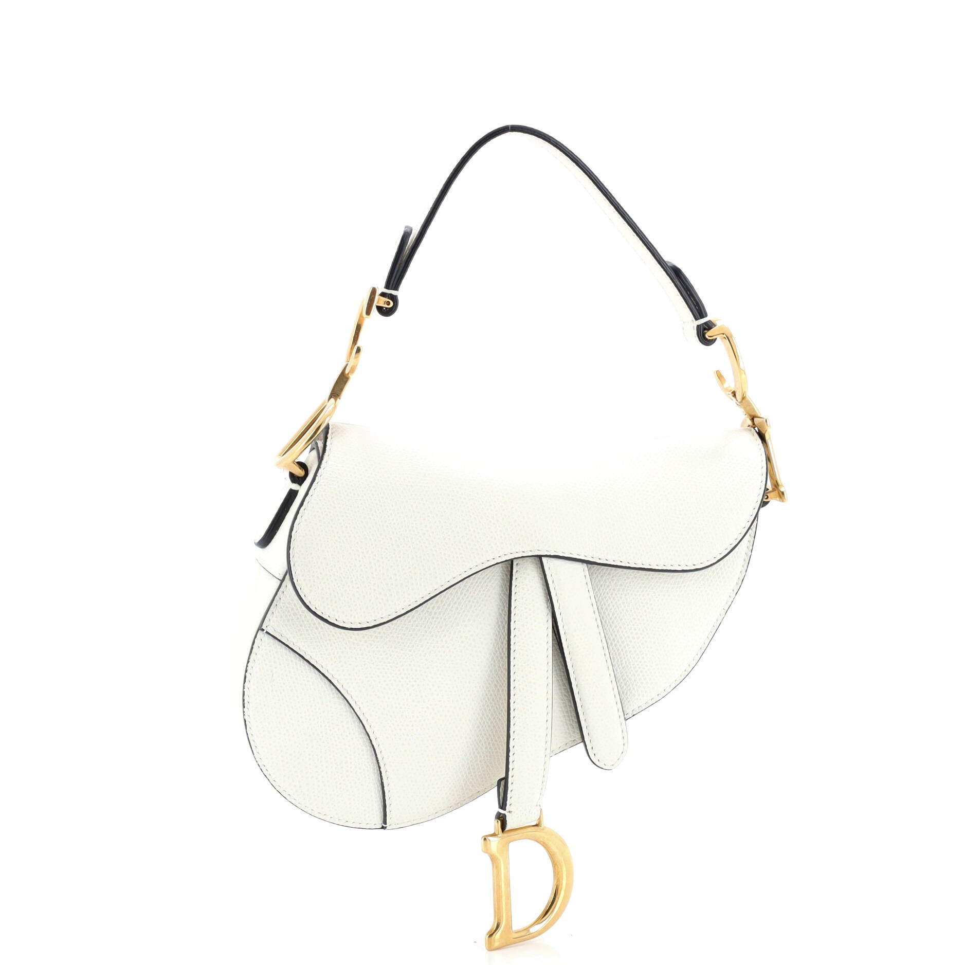 Saddle Handbag Leather Mini