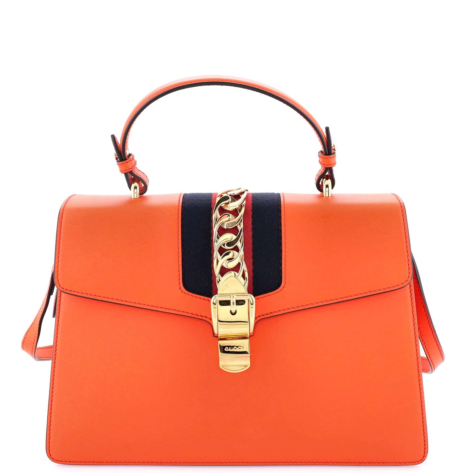 Sylvie Top Handle Bag Leather Medium