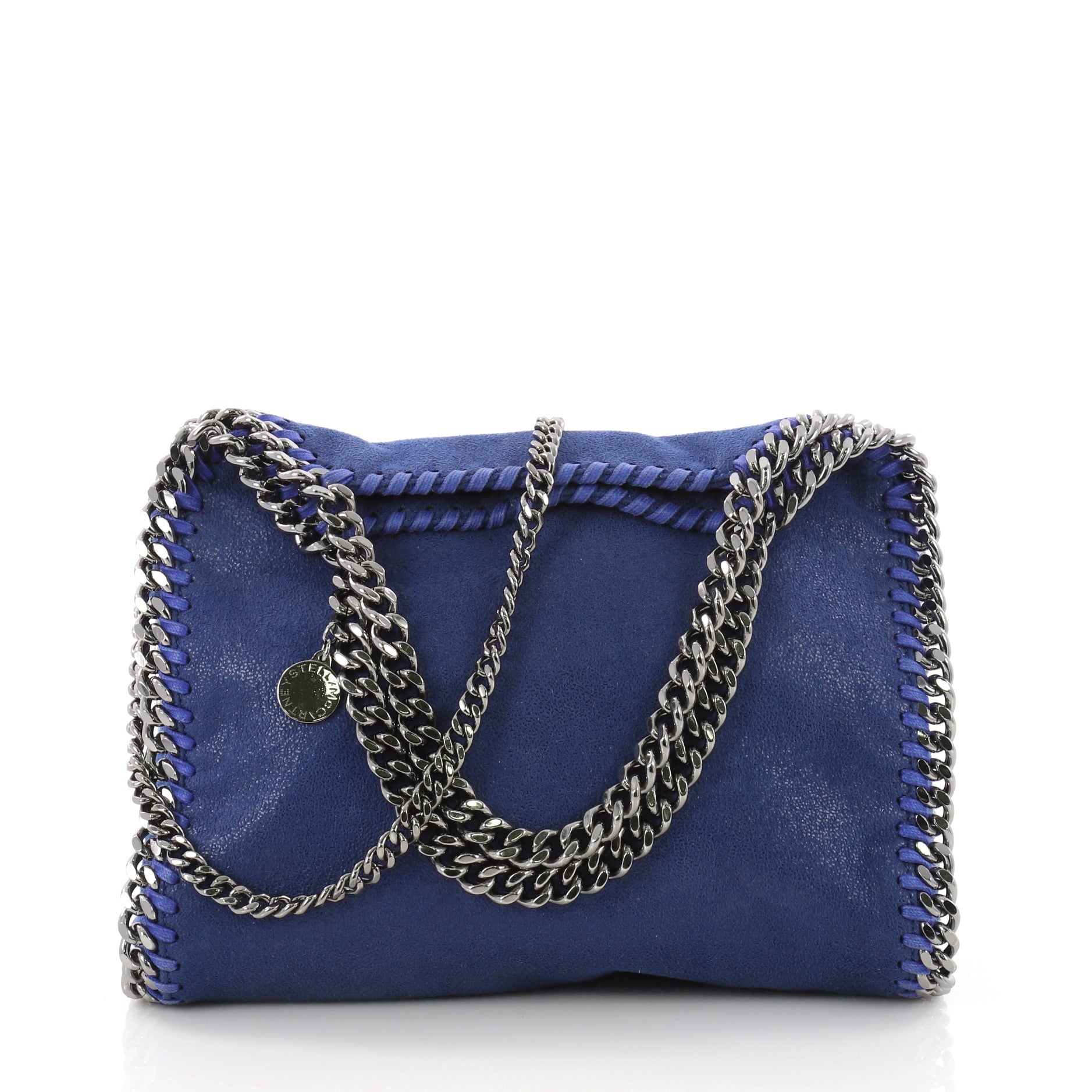 Falabella Fold Over Crossbody Bag Shaggy Deer Mini
