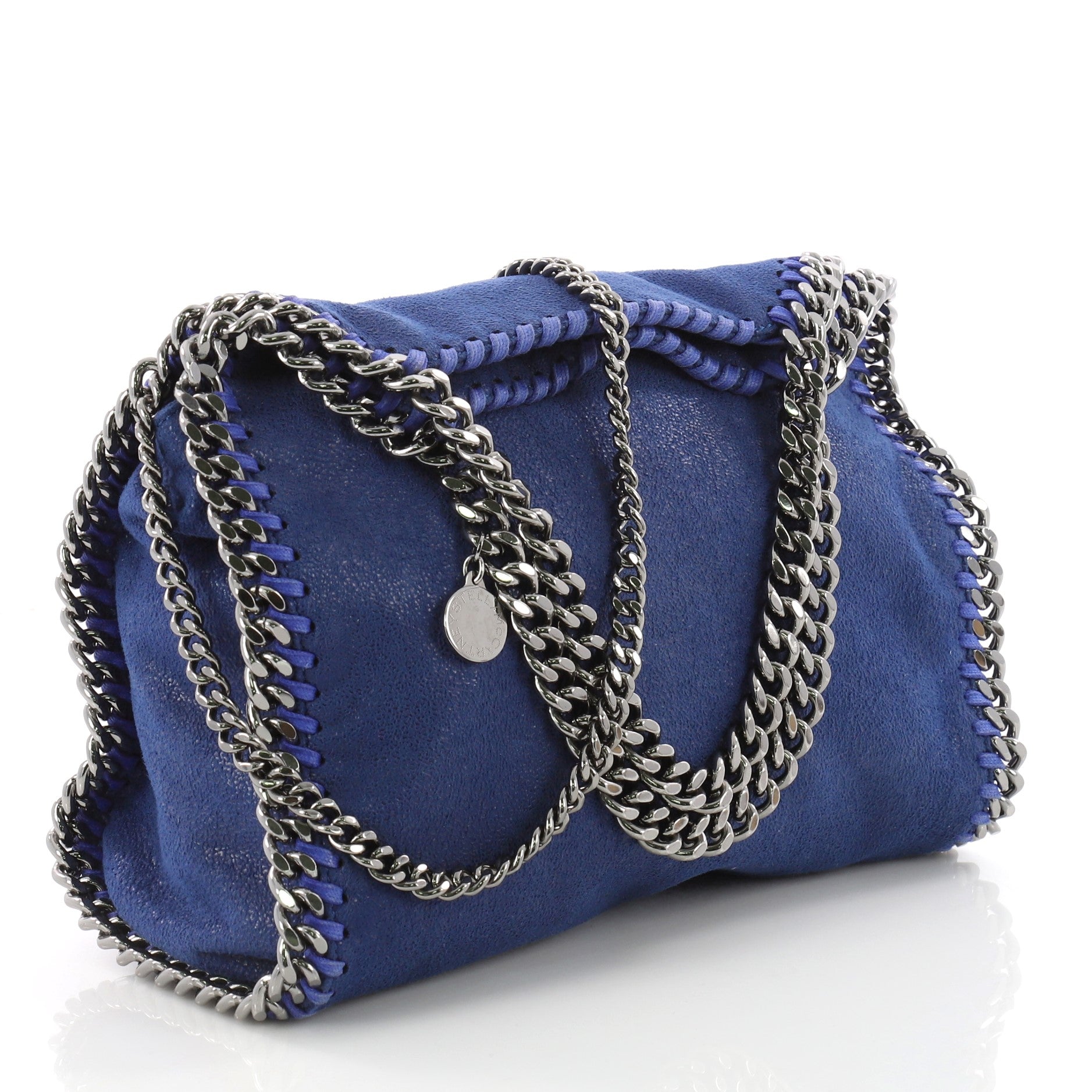 Falabella Fold Over Crossbody Bag Shaggy Deer Mini