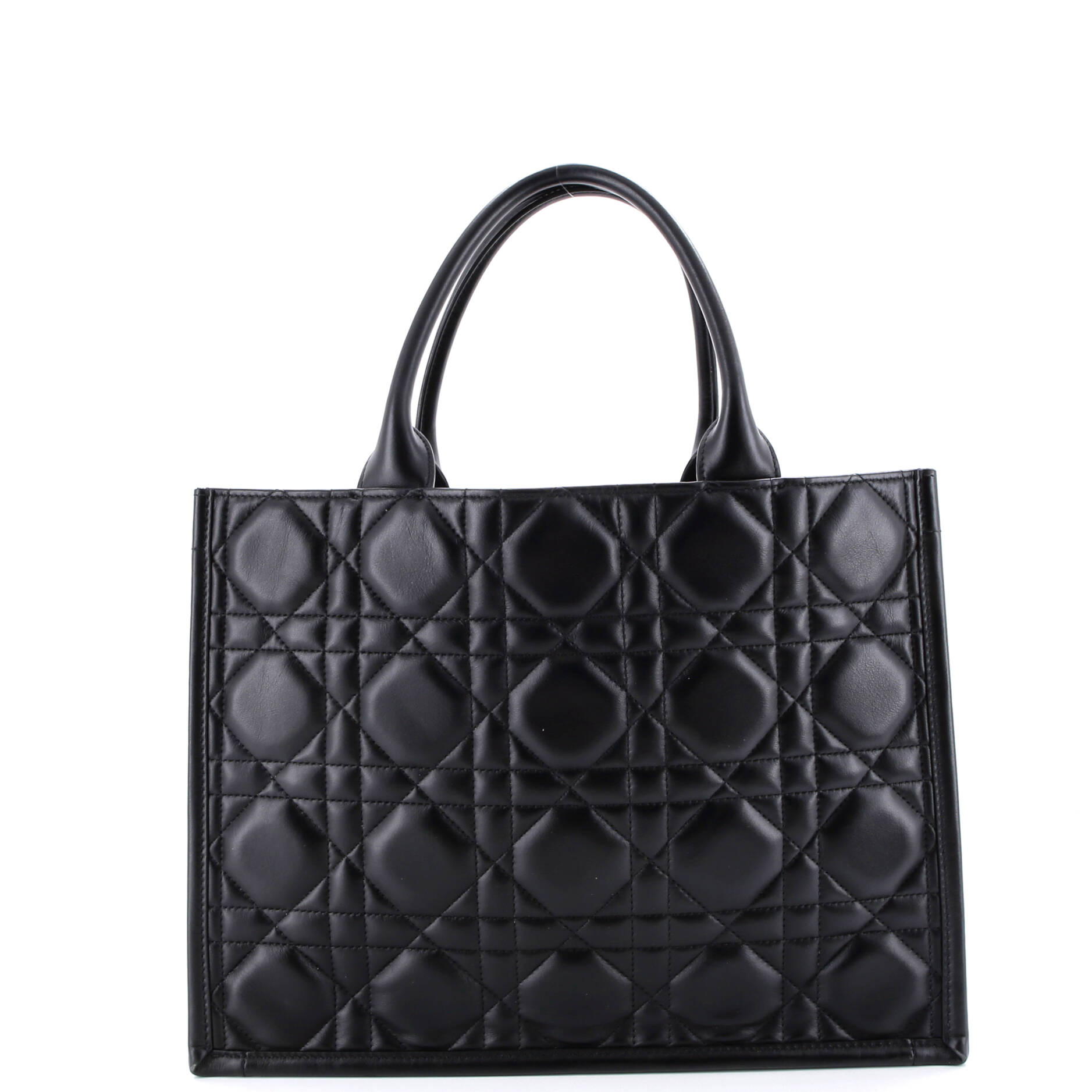 Book Tote Cannage Quilt Lambskin Medium