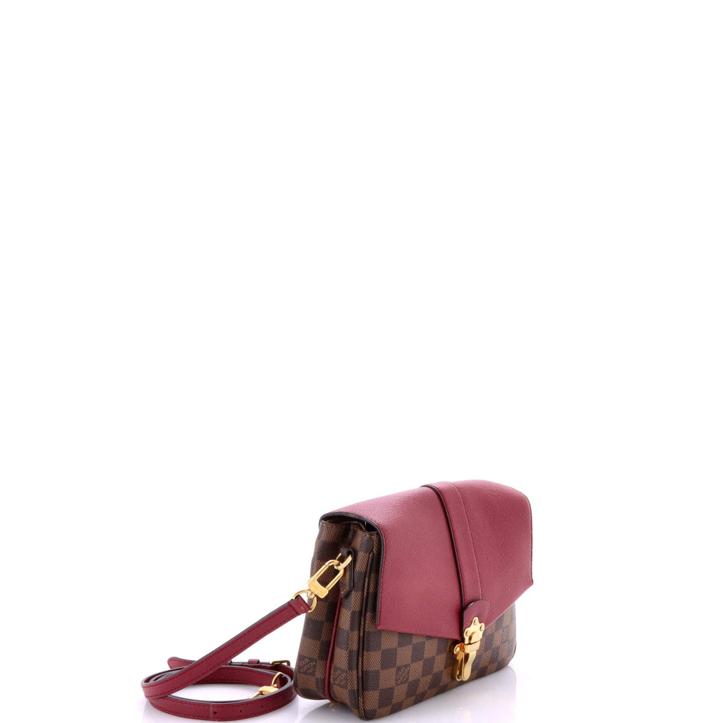Clapton Handbag Damier and Leather PM