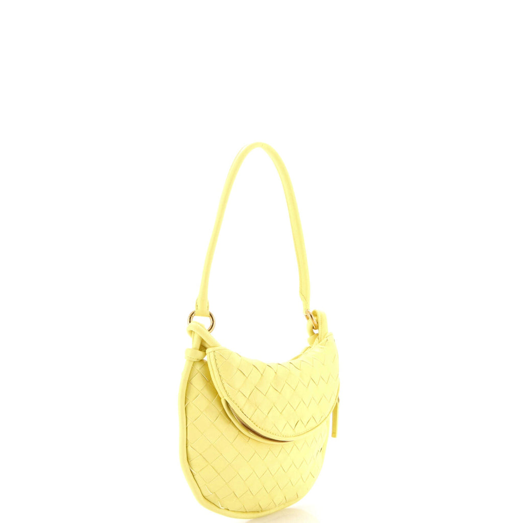 Gemelli Shoulder Bag Intrecciato Leather Small