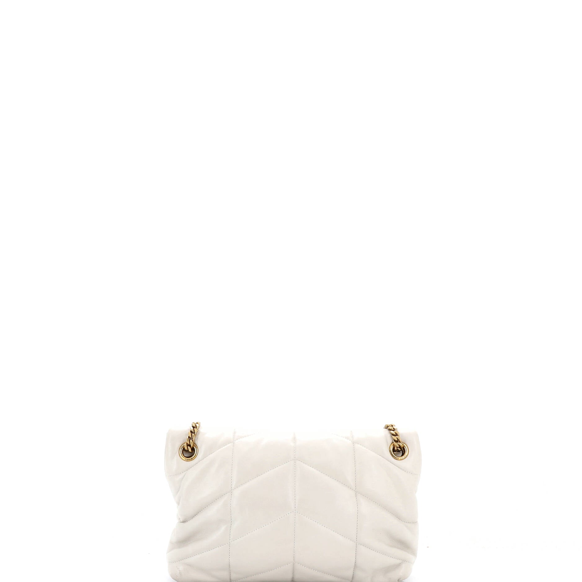 Loulou Puffer Shoulder Bag Quilted Leather Small